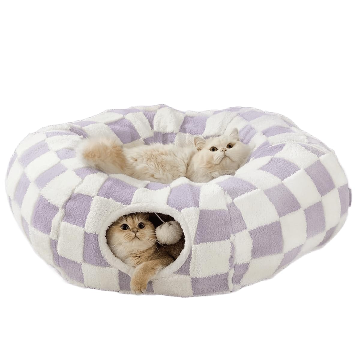 ERNAN Cat Tunnel Bed for Indoor Cats