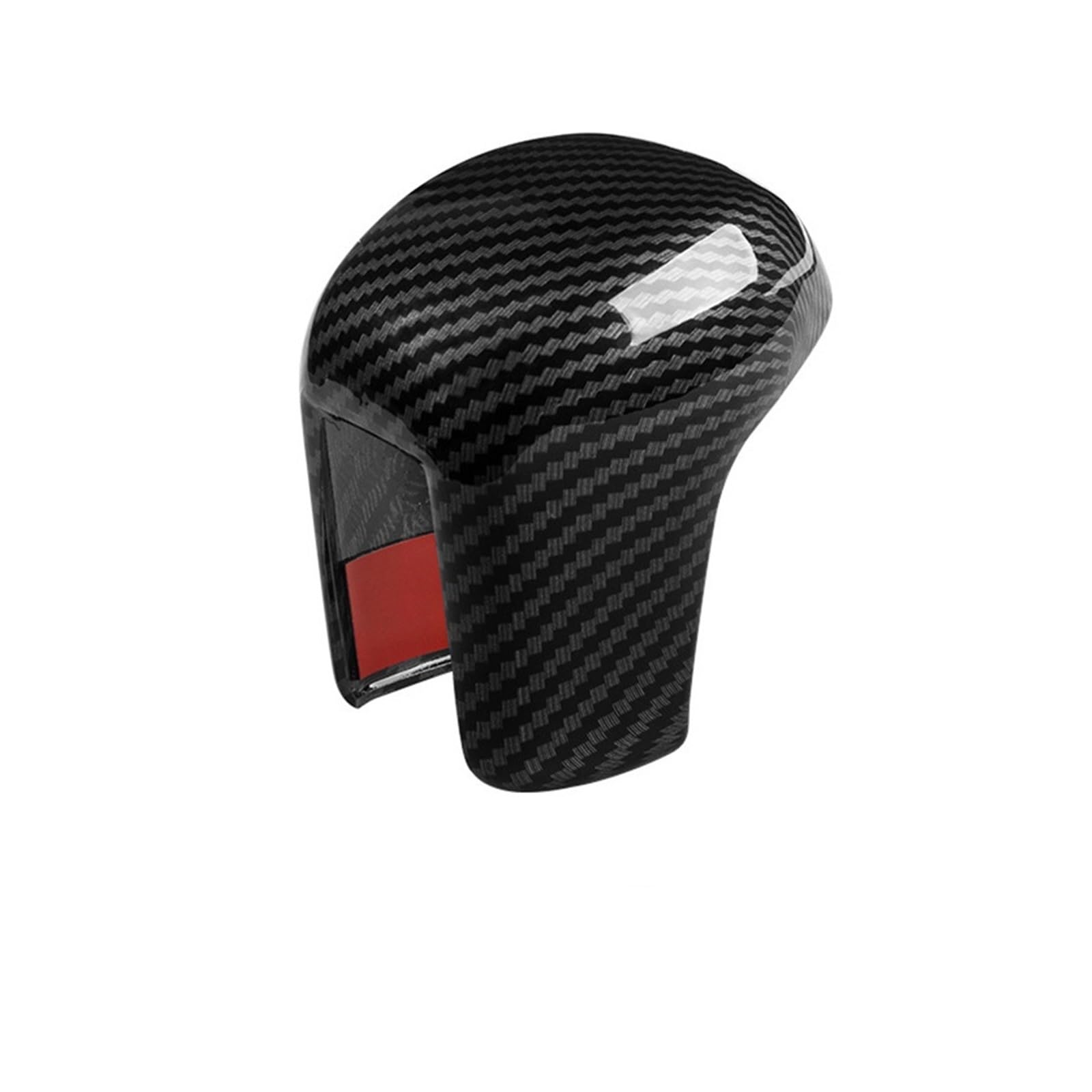 Zynther Carbon Fiber Black Automatic Shift Knob Abs Gear Shifter Protector Head Cover Modification For Honda For Civic 10Th 2016 2017 2018 2019 Car Accessories Decor(Carbon Fiber Black)