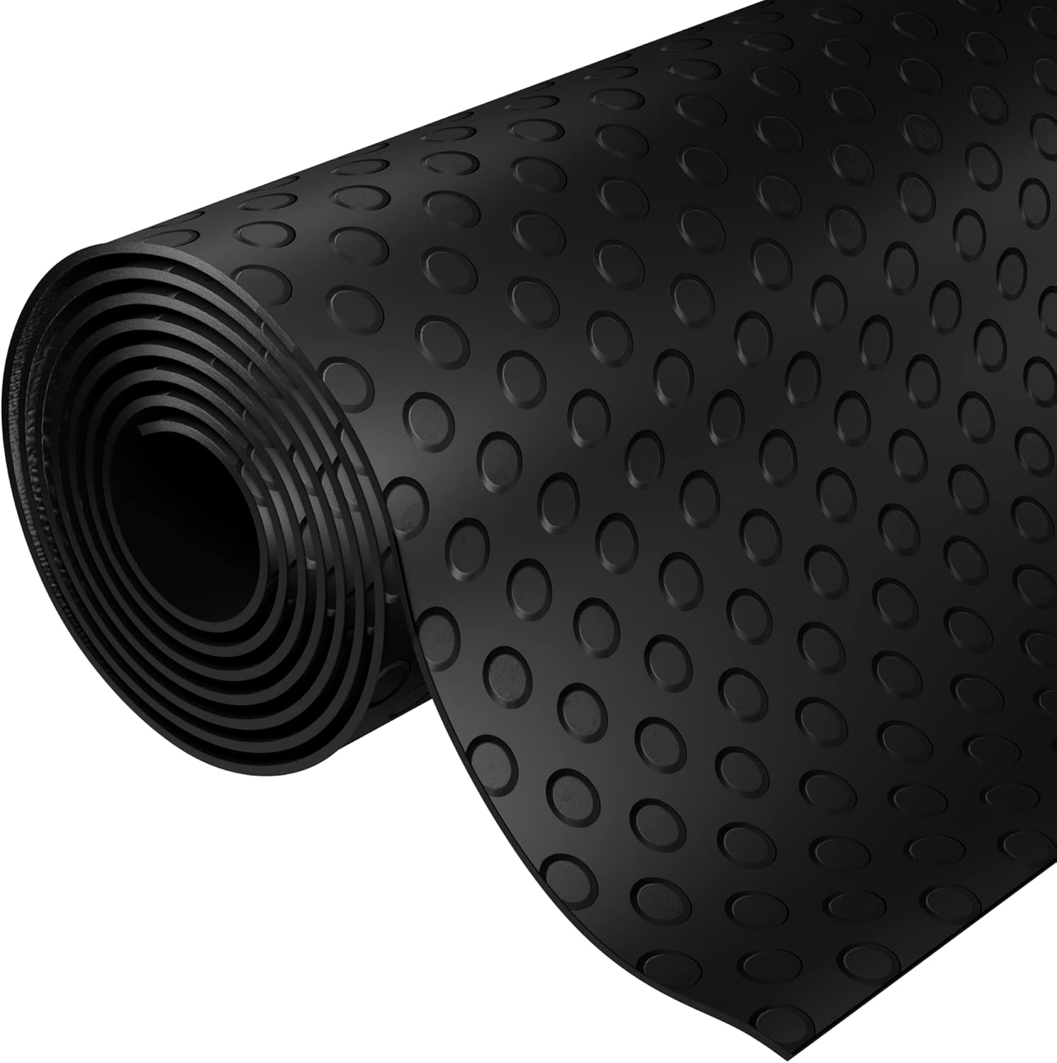 0.5m x 1.5m Coin Rubber AntiSlip Garage Matting Flooring Roll 3mm