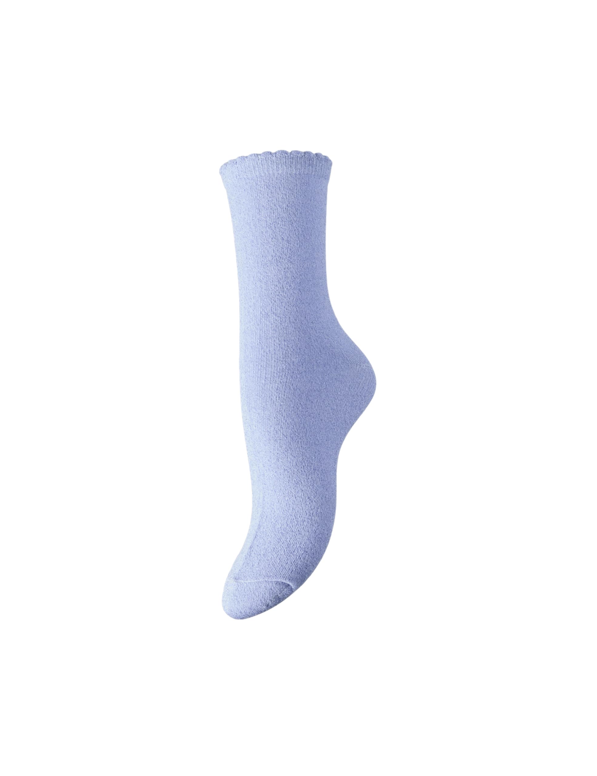 Pieces Women's Baby Lavender Pcsebby Glitter Long Socks Noos Bc,
