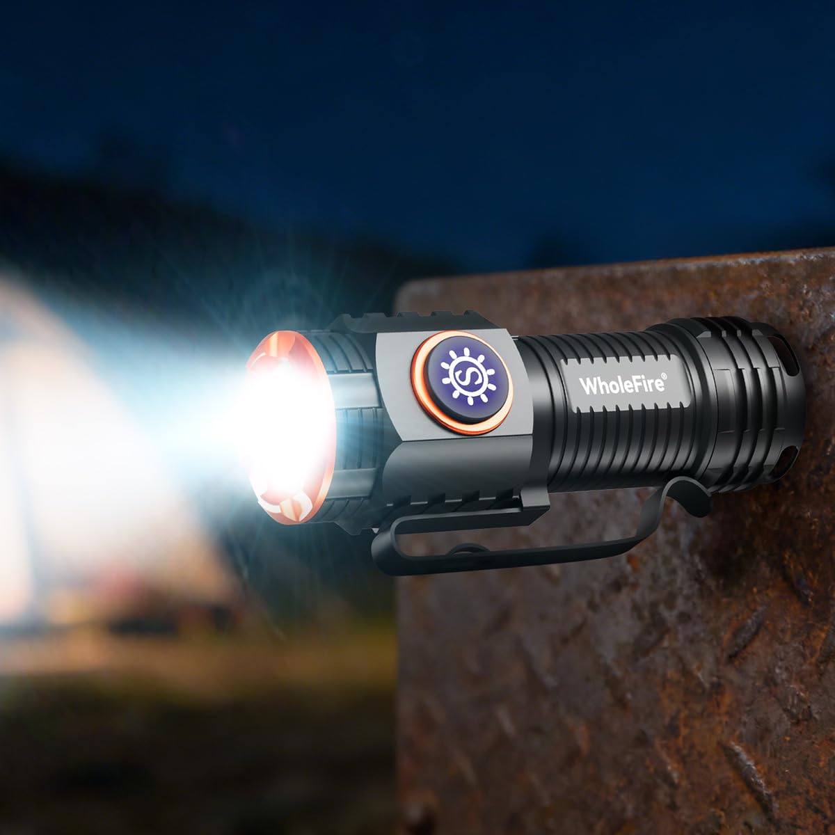 Mini latarka LED, ładowalna, 1000 lumenów, wodoodporna, 3 tryby, mini ręczna mała latarka na kemping, do aktywności na świeżym powietrzu, wędrówek, nagłych wypadków