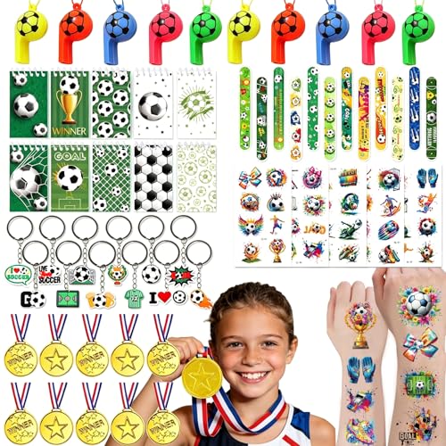 64 Pièces Football Pinata Anniversaire Garcon,IdéEs De Cadeaux Et Petites Surprises Pour GarçOns Et Filles,Pour Enfants,Pour DéCorations De FêTe De Football Pour Anniversaire, école ou Carnaval