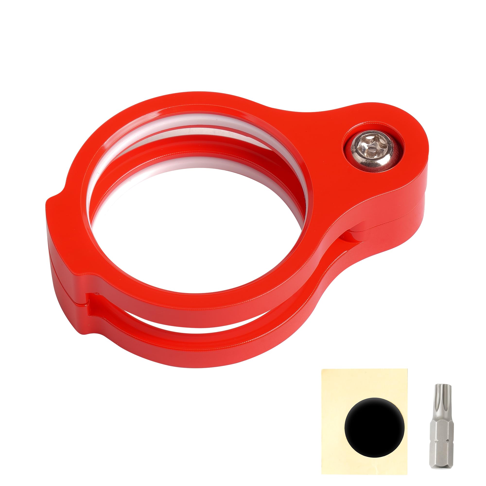 Camotokiit Tailgate Anti-Theft Lock for Toyota Tacoma 2005-2015,Tailgate Locks 6061 T6 Aluminum Red