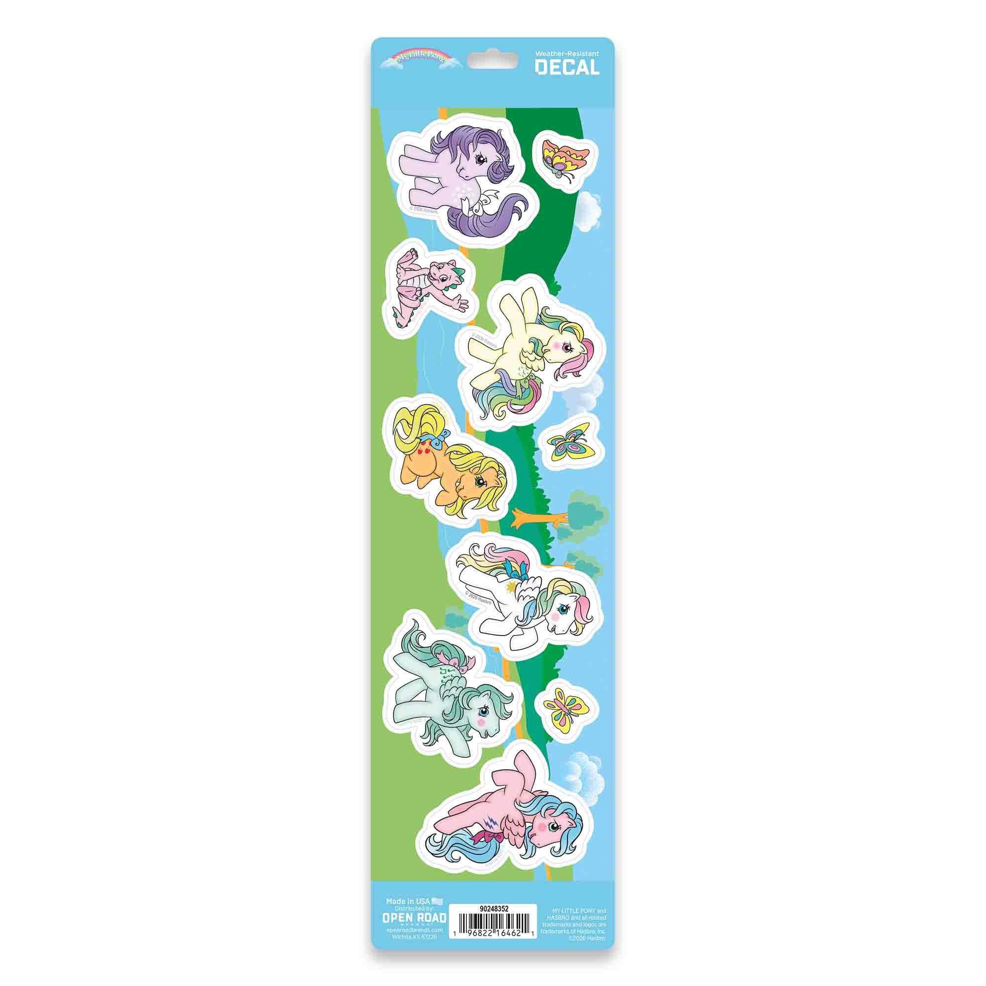 Hasbro My Little Pony Ponies in the Park Adhesive Vinyl Decal Pack