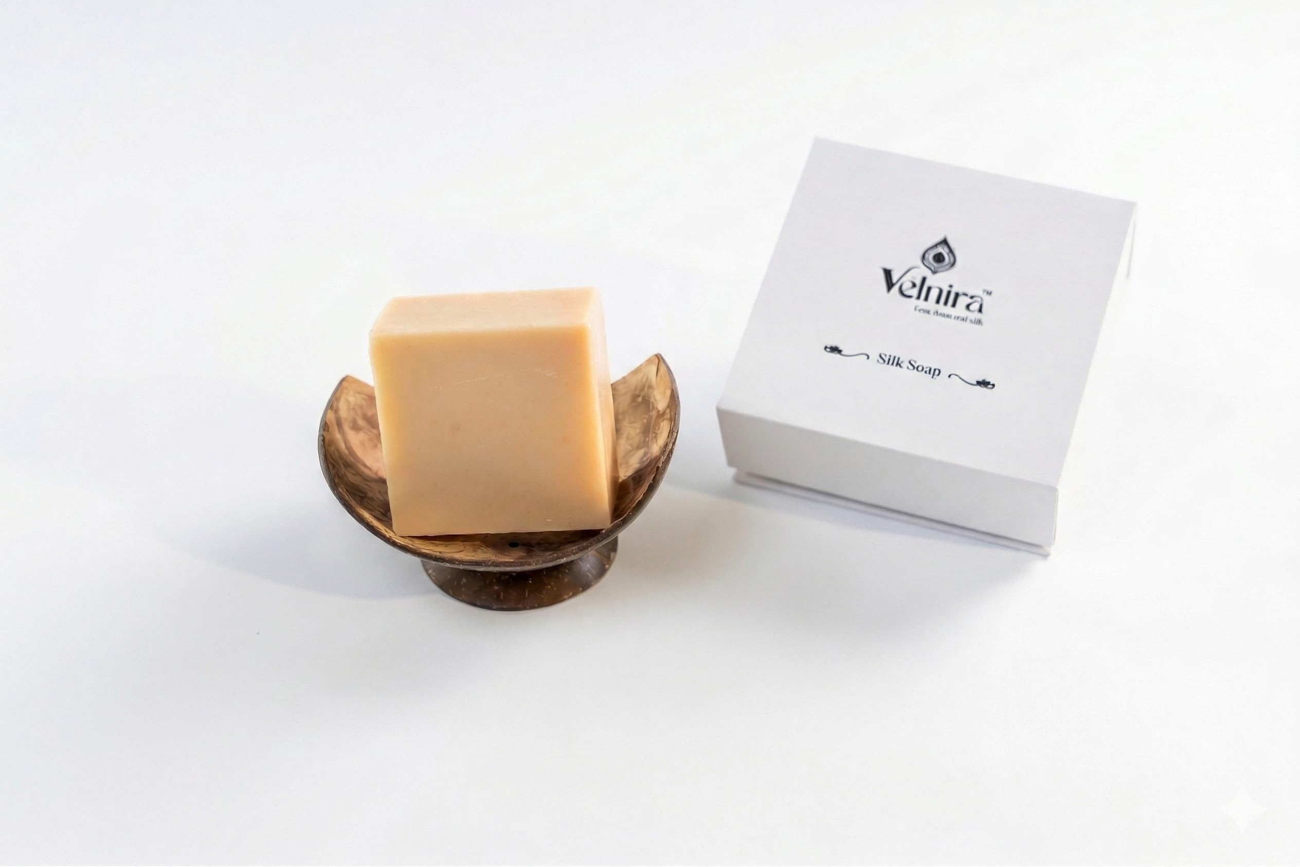 Vélnira Silk Soap with protein from Silk Cocoon | Deep Hydration & Skin Glow | Premium Cold Process Handmade Soap | All Skin Types |125g-image-18