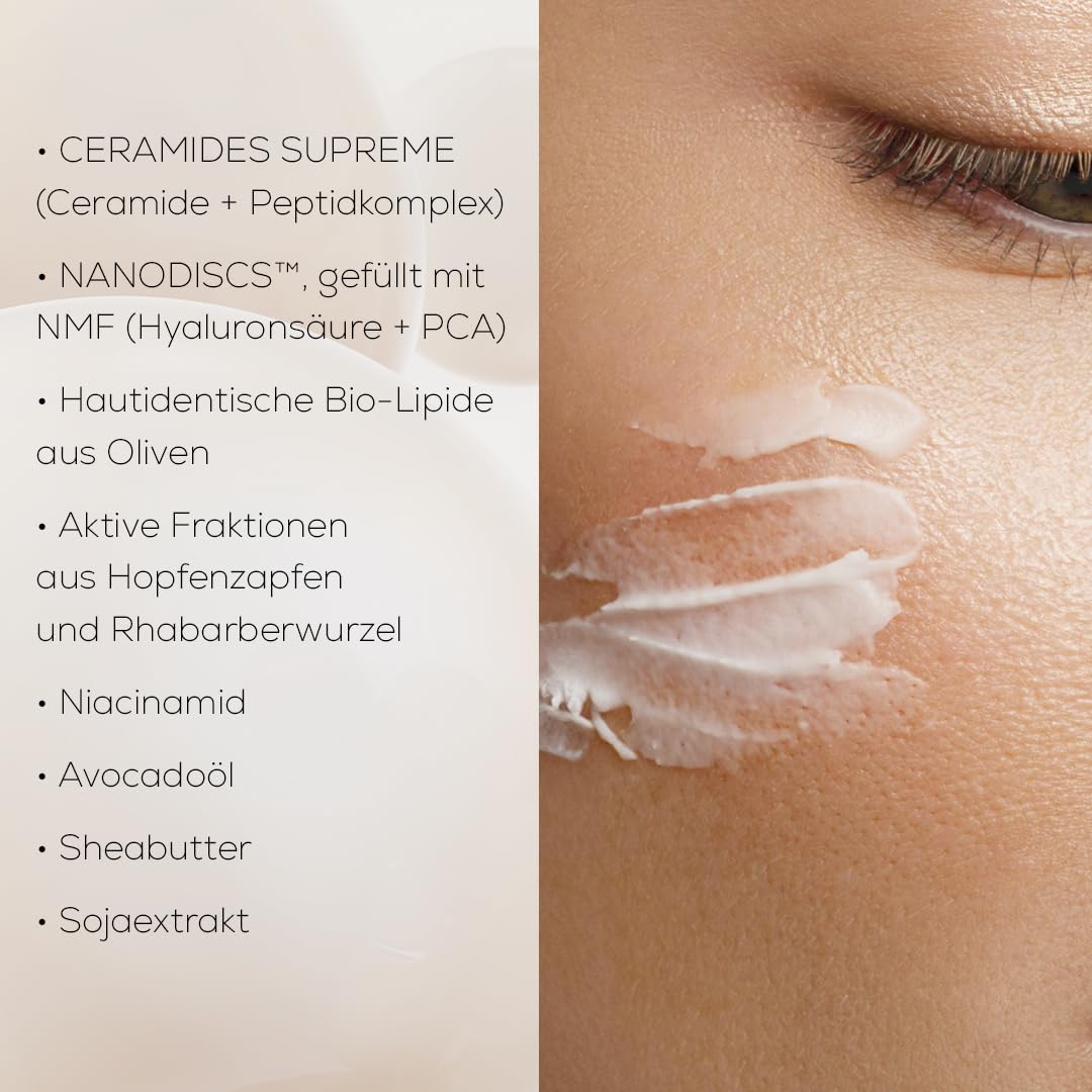 YONELLE Gesichtscreme Damen mit Ceramiden - Gesichtspflege Damen - Hydratisierende Pflege Creme - Feuchtigkeitscreme Gesicht - Nacht- und Tagecreme für reife Haut - 55ml