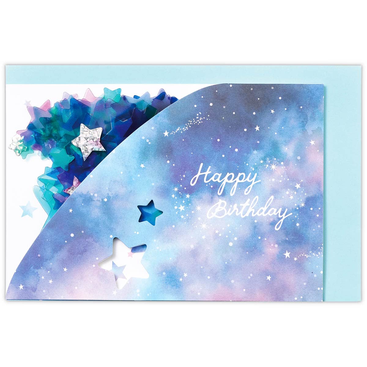 Hallmark グリーティングカード 誕生日 立体ポップアップ スター 800468