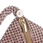 CROWN-GUIDE-Women-Rhinestone-Crystal-Evening-Clutch-Bag-With-Wristlet-Wedding-Prom-Party-Purse-Handbags