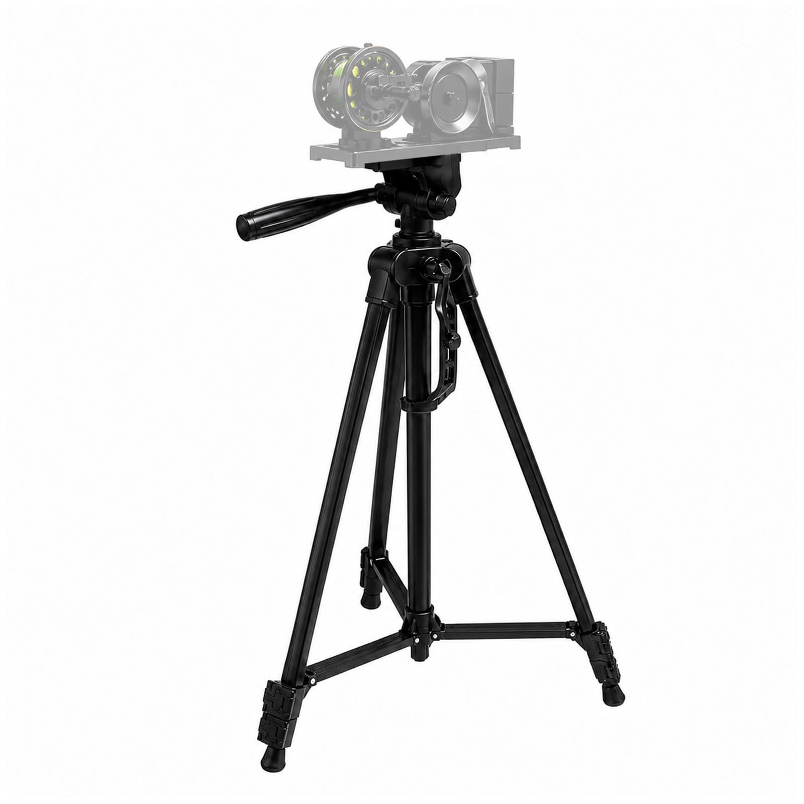 Aredwhiterui 2026 Tethered Speed Meter Tripod, Dedicated Aluminum Stand for LX01 Speed Measurement, 50-140 cm Adjustable Height, 3-Way Pan Head, Stable Sports Training Support, Tripod Only