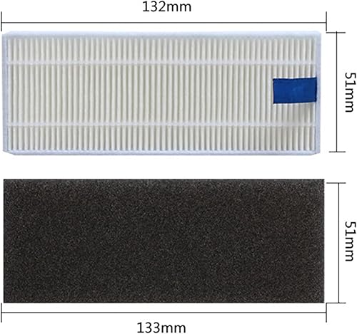 Miniatura 4 de Accesorios para aspiradora, cepillo lateral, filtro HEPA, fregona. Compatible para Rowenta Explorer 20 40 50 RG7687RR7687WH (color  6 cepillos
