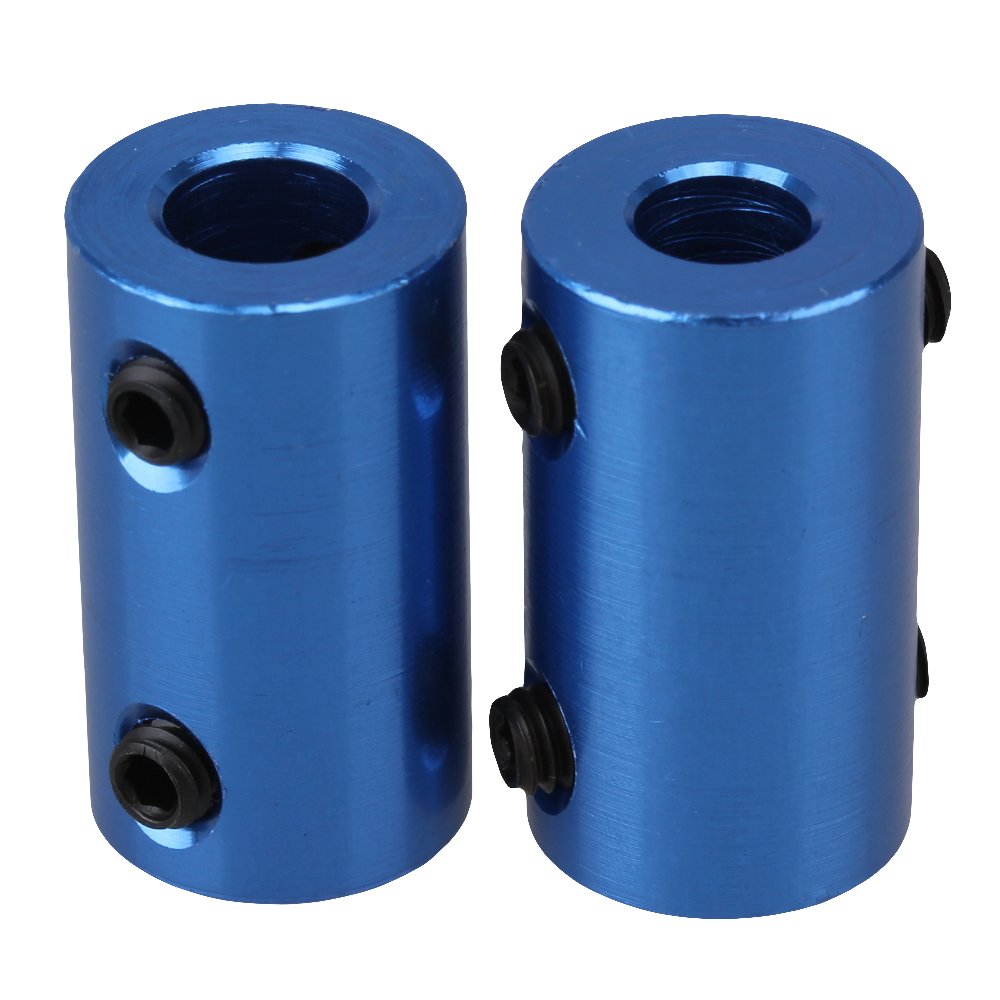 2pcs 6mm-7mm Aluminum Alloy Shaft Robot Rigid Copper Motor Coupling Coupler