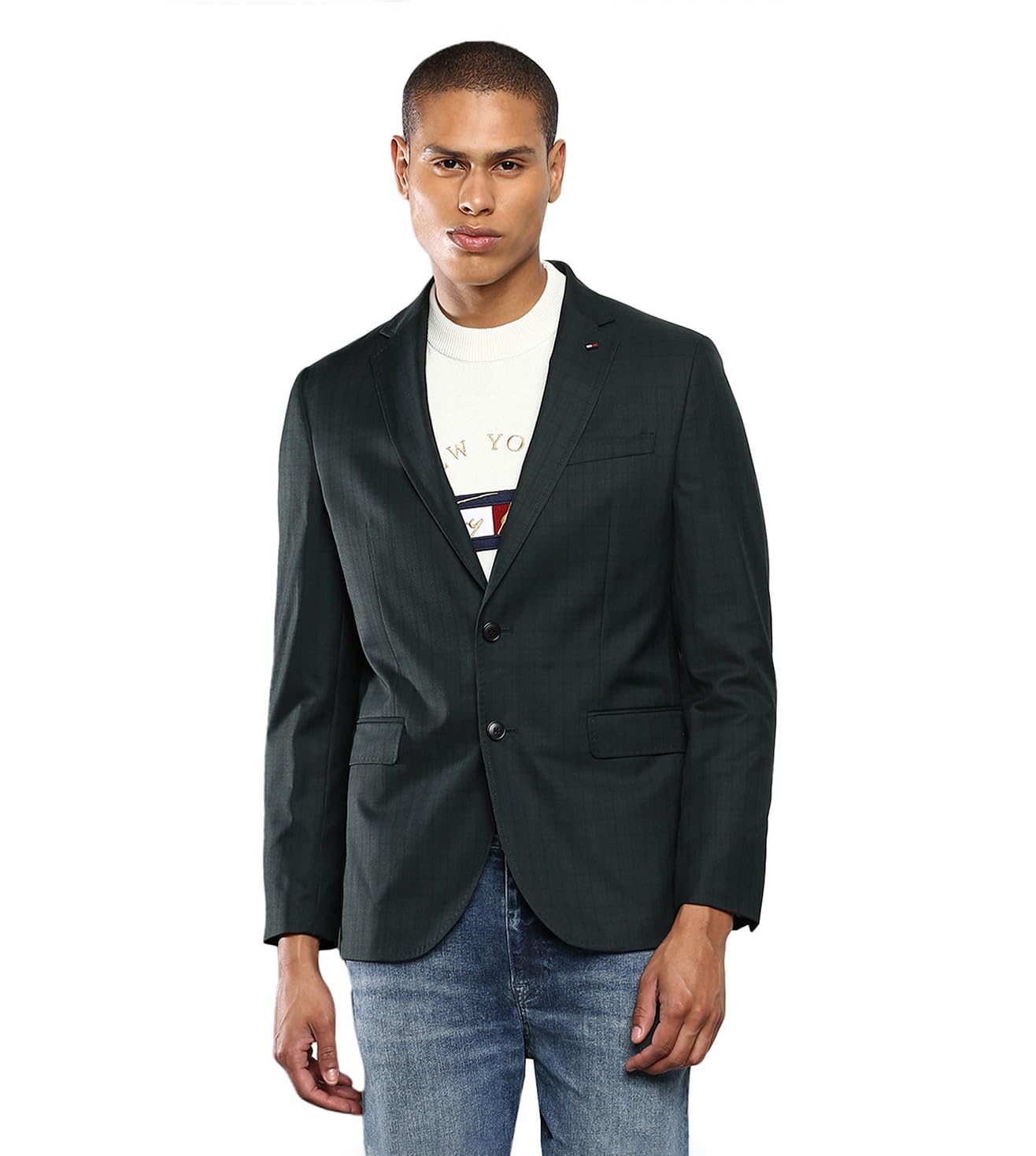 tommy hilfiger Men's Regular Fit Casual Blazer-picture-28