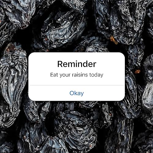 Image of YogaBar Premium Black Raisins 1kg | Kishmish | Munakka Dry Fruit|Source of Fibre