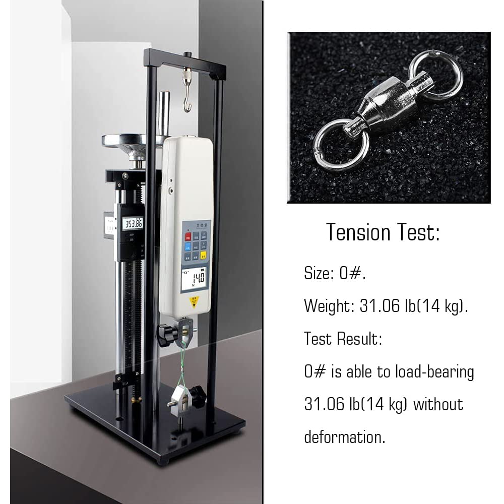 9Tong Ball Bearing Swivels Connector High Strength Stainless Steel Solid Welded Rings Barrel Swivels Saltwater Freshwater Fishing Black 25pcs 77lbs - Image 4