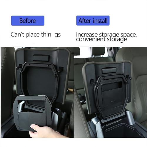 Miniatura 3 de Caja de almacenamiento de consola central de automóvil ABS para Land Rover Defender 110 2020-2021 (estilo 7)