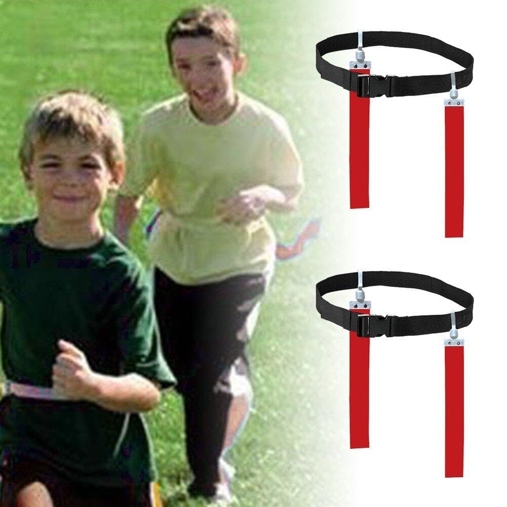 Flag Football Set Flag Football Ausrüstung Flag -fußballgürtel Und Fahnen Setzen EIN Verstellbarer Fußballgürtel Für Kinder Teenager Training