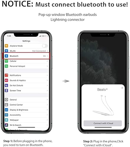 Miniatura 7 de Auriculares Apple con cable con conector Lightning, paquete de 2 certificado Apple MFi (micrófono integrado y control de volumen) auriculares iPhone