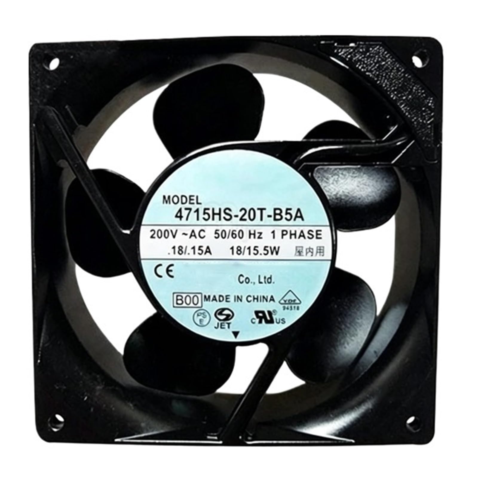 Kszhzymgx One Color 4715Hs-20T-B5a 200V 50/60Hz 18/15.5W Fan