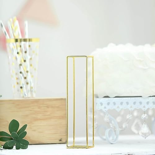 Miniatura 9 de Efavormart - Centro de mesa de boda dorado de 8 pulgadas de alto con letras de alambre 3D para decoración de fiesta de boda, suministros de