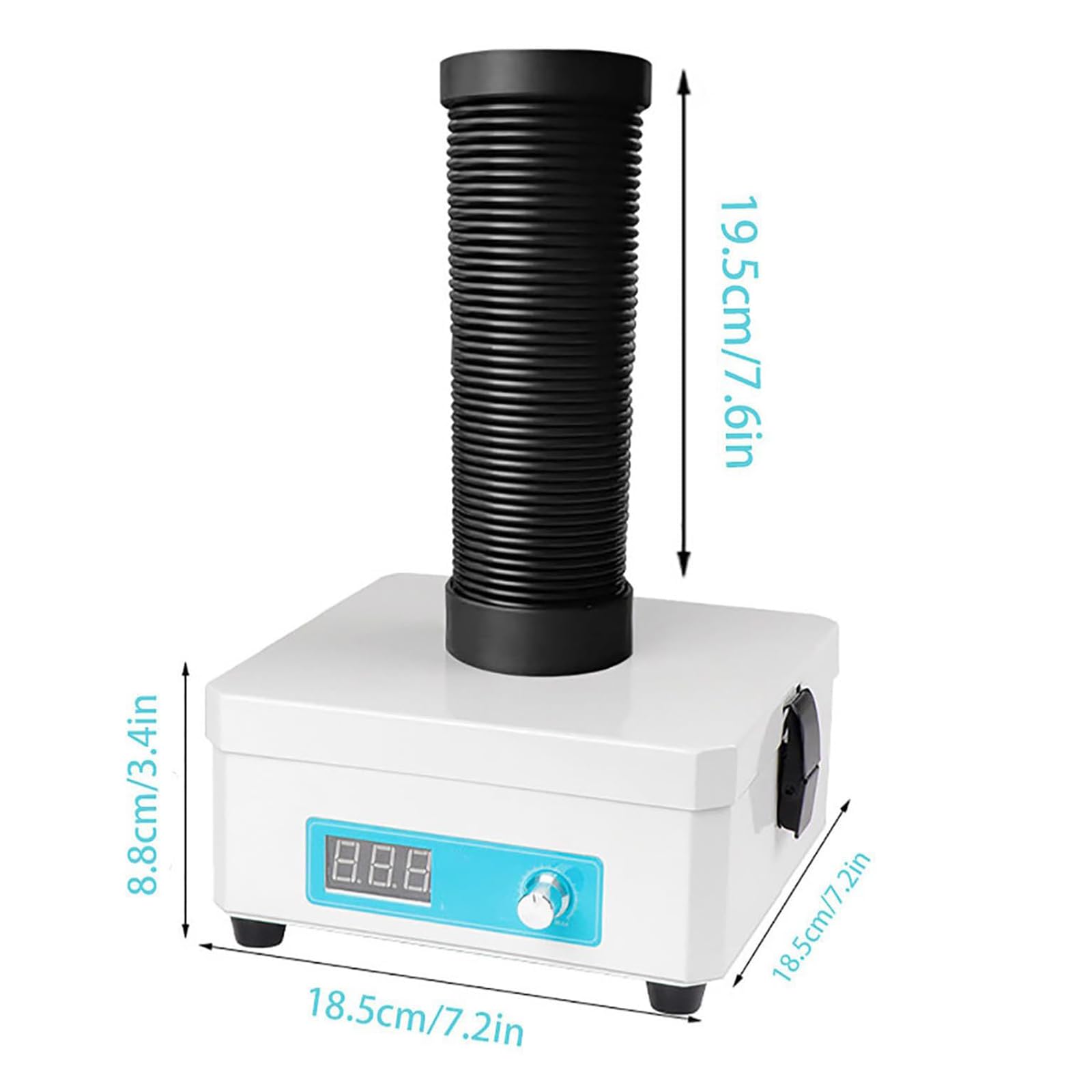 Extractor De Humos De Soldadura, Absorbedor De Humos De Soldadura Con Pantalla LED Y Ajuste Mediante Perilla, Succión Potente, Extractor De Humos De Soldadura De Escritorio Para Trabajos De Solda 30W