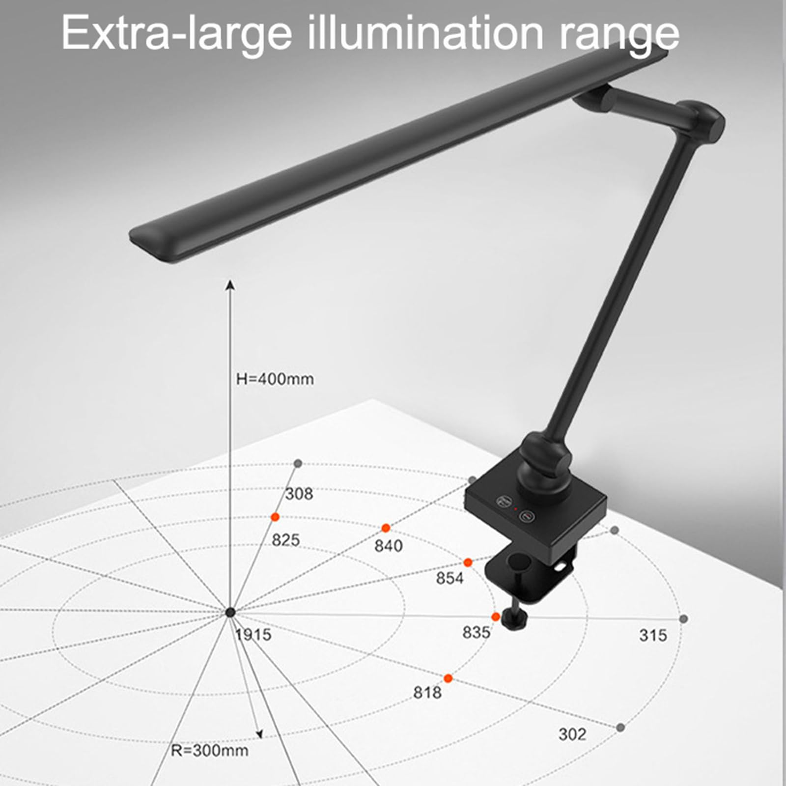 XANAYXWJ Lámparas de escritorio para grifo de cocina, lámpara de mesa con clip de luz nocturna LED, sala de estar, estudio, dormitorio, lámpara de noche, lámpara de mesa decorativa interior (tamaño en