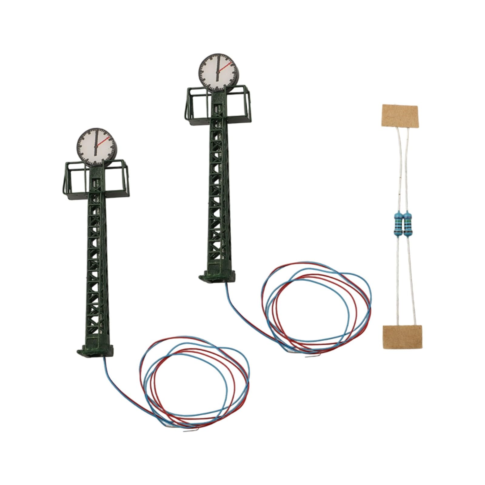 SPORTARC Lot De 3 Feux De Chemin De Fer – Échelle TT – LED 20 MA – 3V Avec Résistances Pour 12-16V