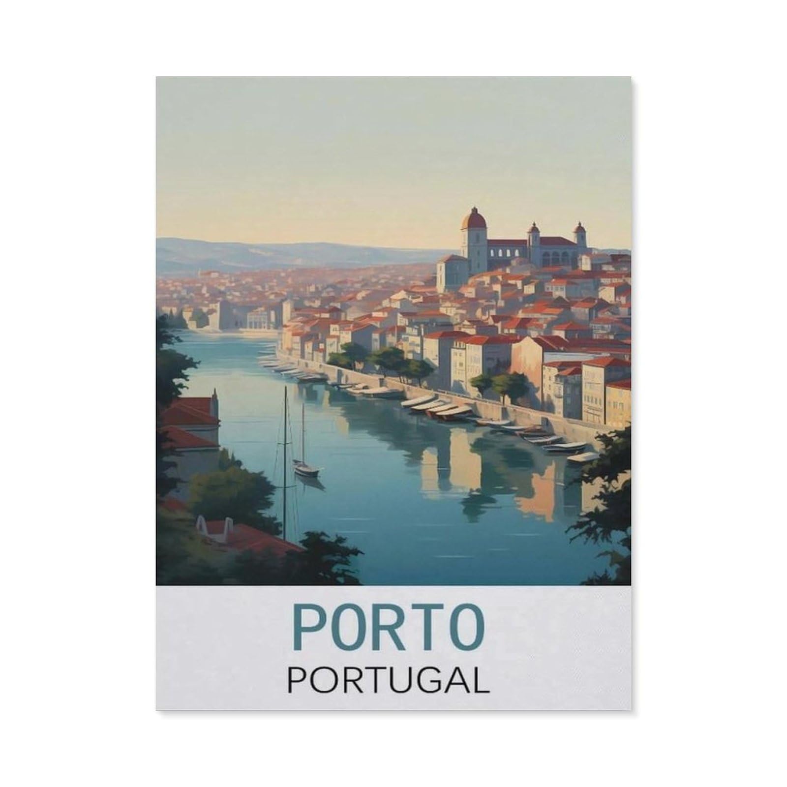 BEAYODKP DIY Diamond Art Kits，Porto Portugal（40x50cm）