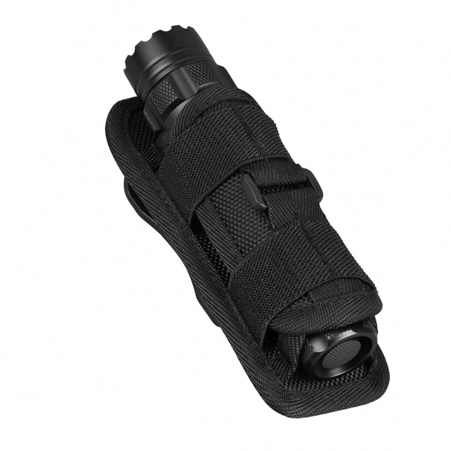 ULTRAFIRE 2PCS Tactical Flashlight Holster Pouch - 360 Degree Rotatable Duty Belt Flashlight Pouch, Suitable for Police and Law Enforcement Patrol Safety Duty Gear