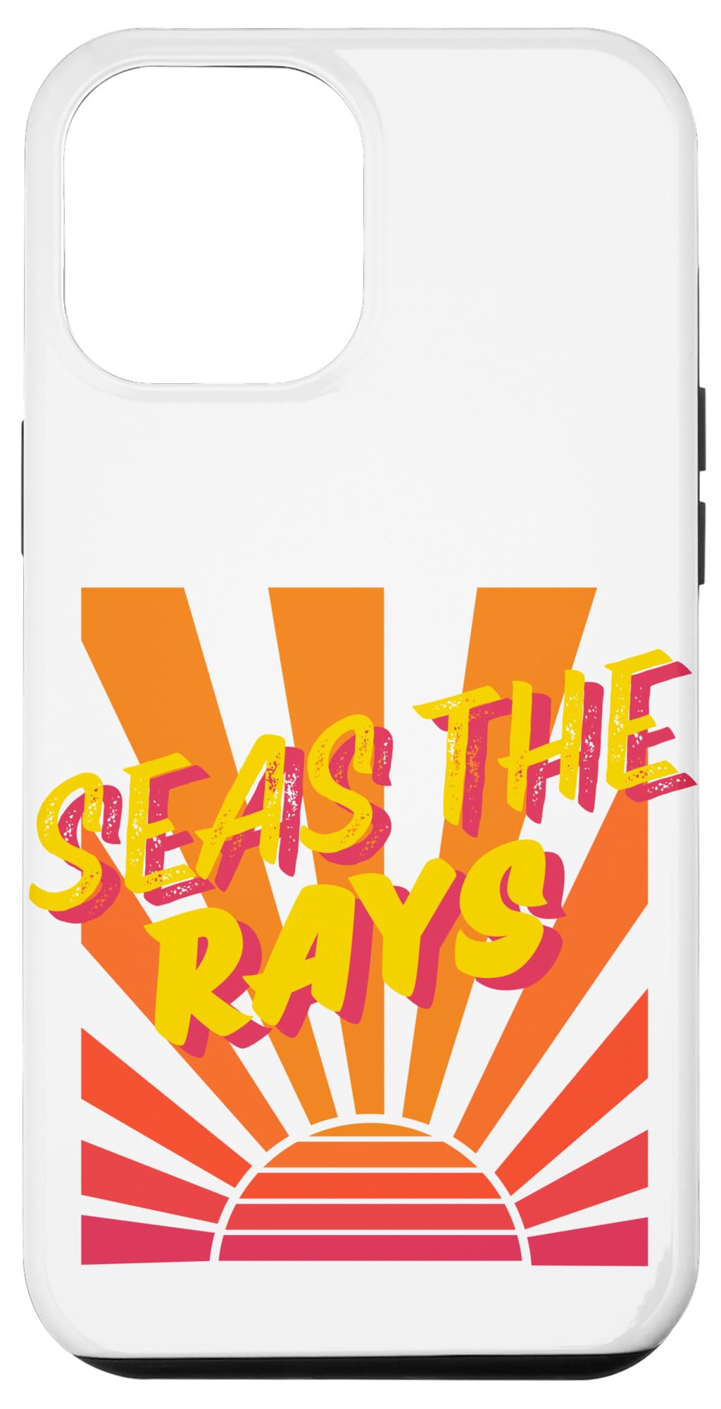 iPhone 15 Pro Max Retro Seas The Rays Sunshine Groovy 70's Vintage Gifts Case