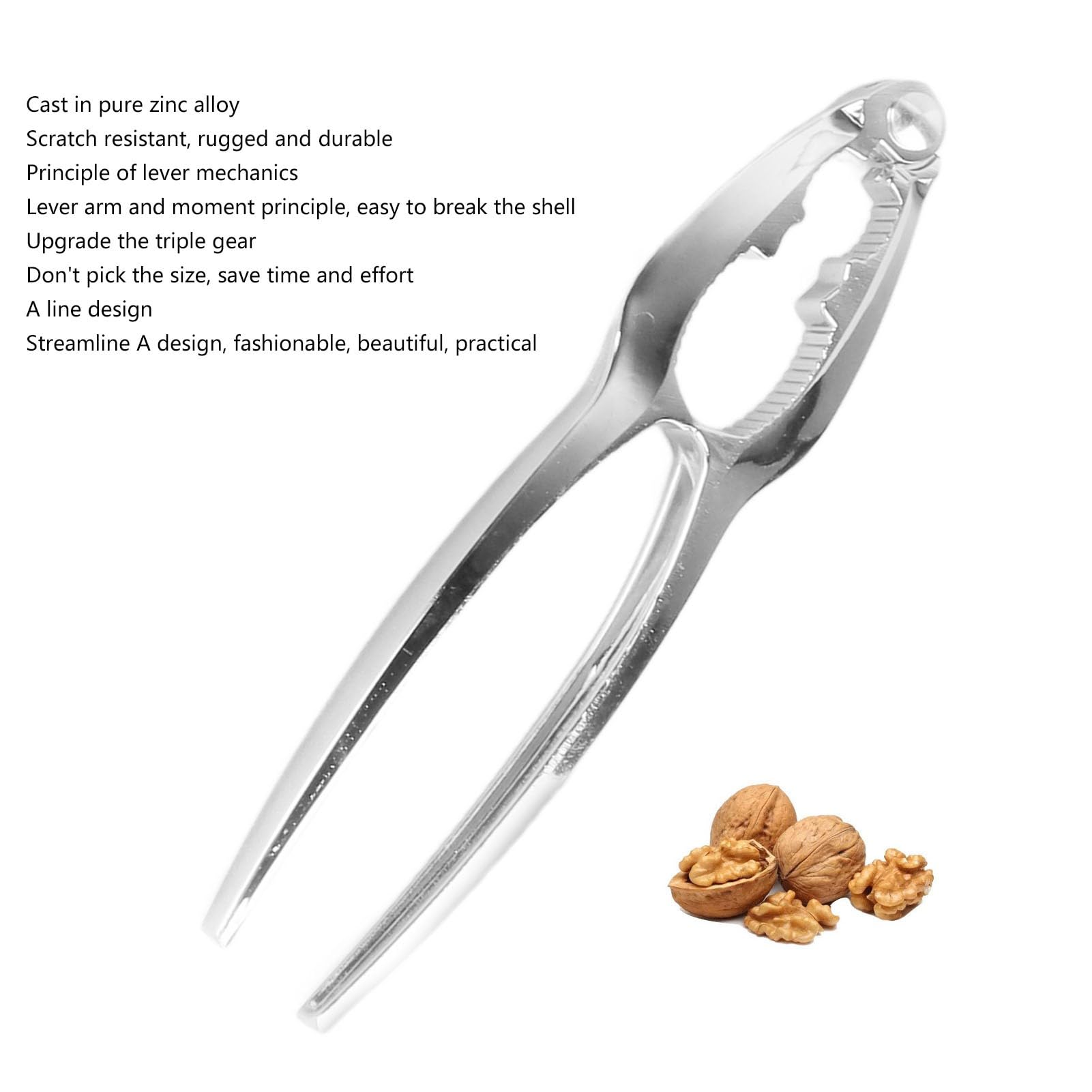 Jeu de 27 Outils pour Fruits de Mer, Casse-Noix en Métal Comprenant 8 Craquelins de Crabe 8 Décortiqueurs de Homard 8 Fourchettes à Pattes de Crabe 2 Ciseaux à Fruits de Mer Sac en Flanelle