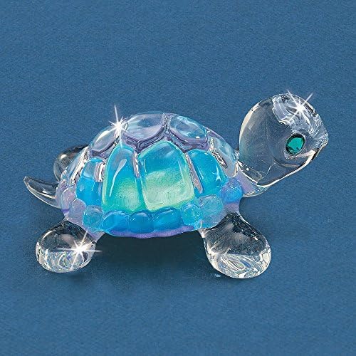 Top 10 Jewelry Gift Blue Turtle Glass Figurine image 2