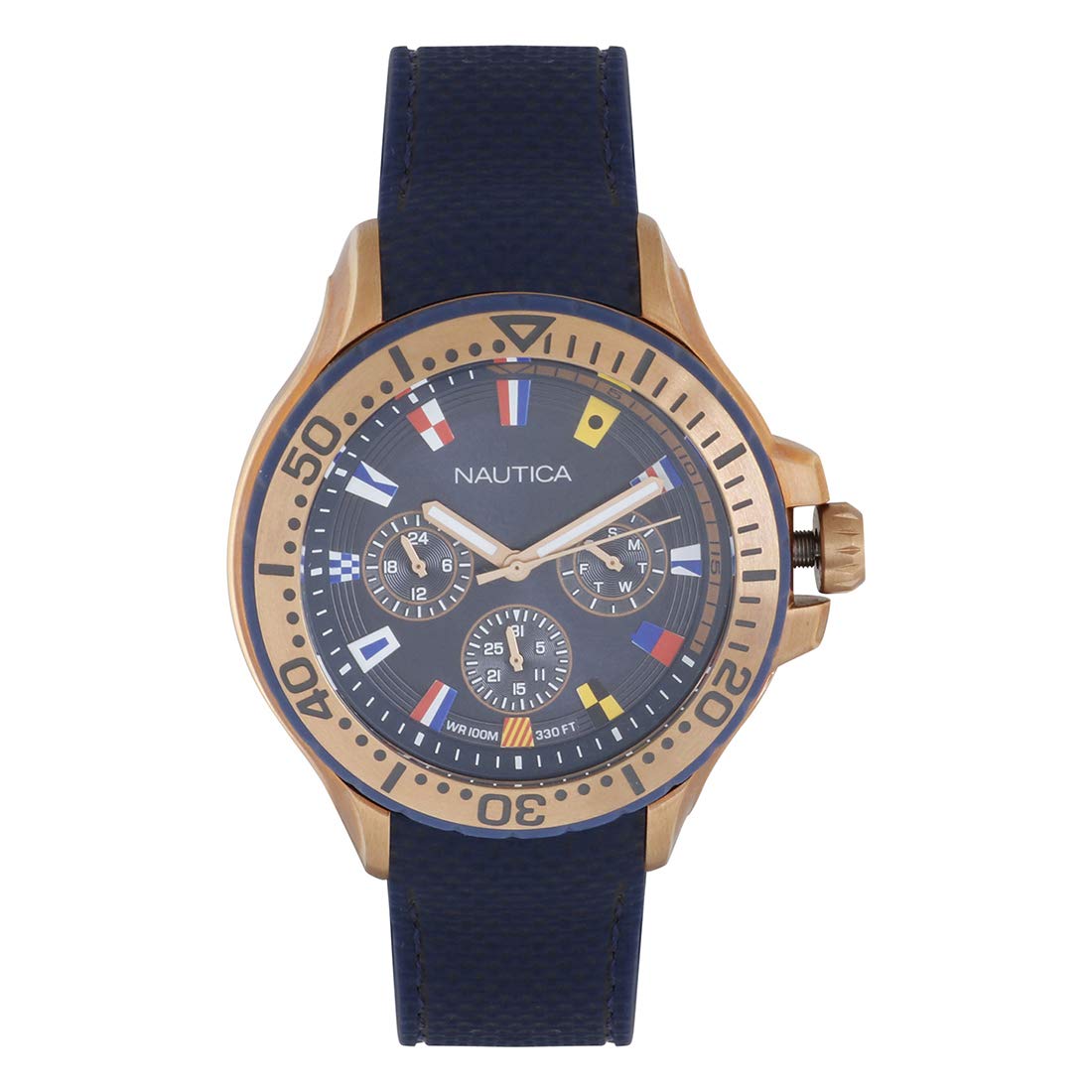 NAUTICA Analog Rose Gold Dial Mens Watch-NAPAUC008 (B072KMWR71) Amazon Price History, Amazon Price Tracker