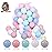 LANGXUN 50 100 200 Balls Soft Plastic Ball Pit Balls for Kids, Gift for Baby Toddler Birthday Christmas, Ball Pit Play Tent, Baby Kiddie Pool Water Toys, Party Decoration