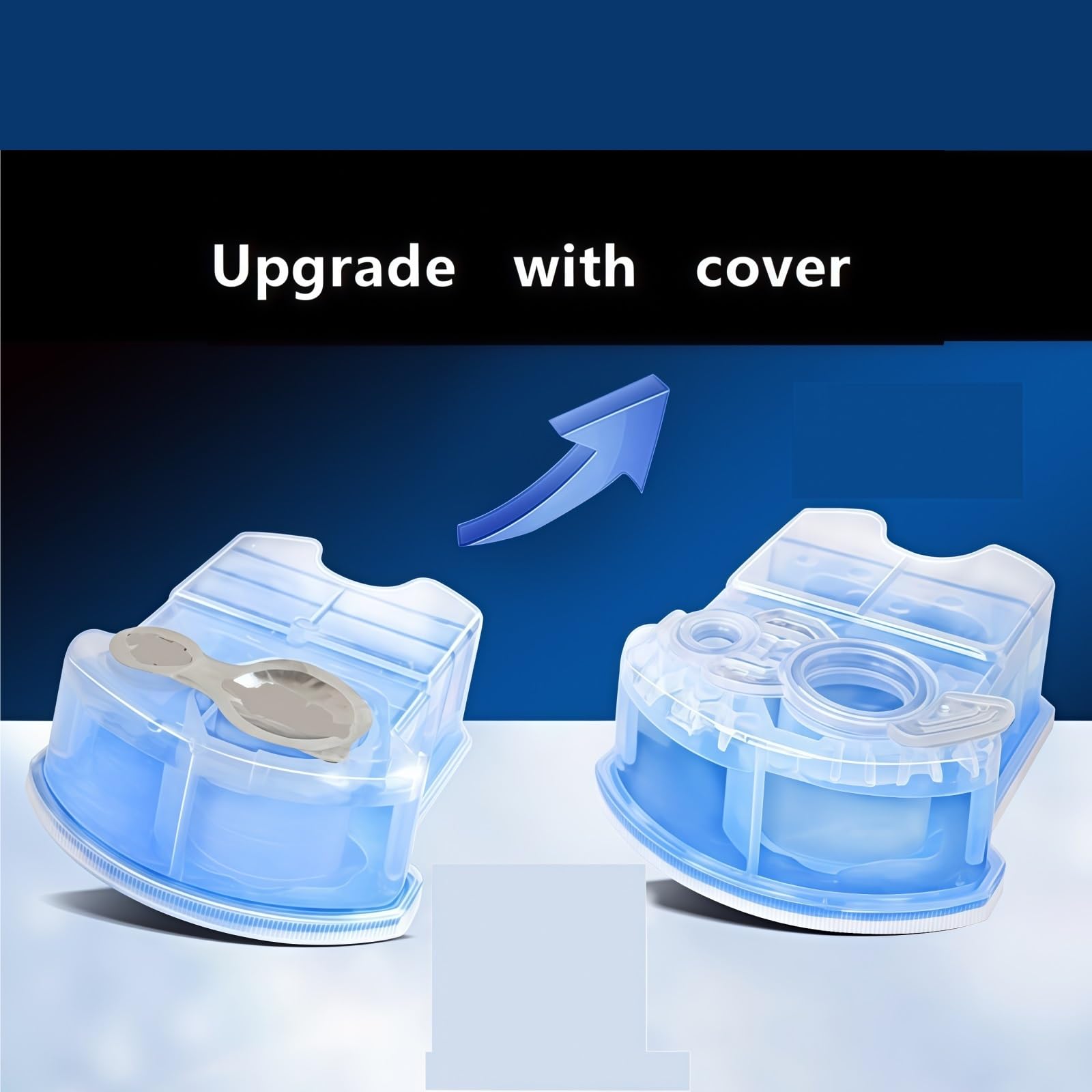 170ml Recambio de solución limpiadora concentrada for afeitadoras eléctricas. Compatible con Braun. Caja limpiadora CCR4 afeitadoras serie S3 S5 S7 S8 S9 CT(170ml 4pcs)