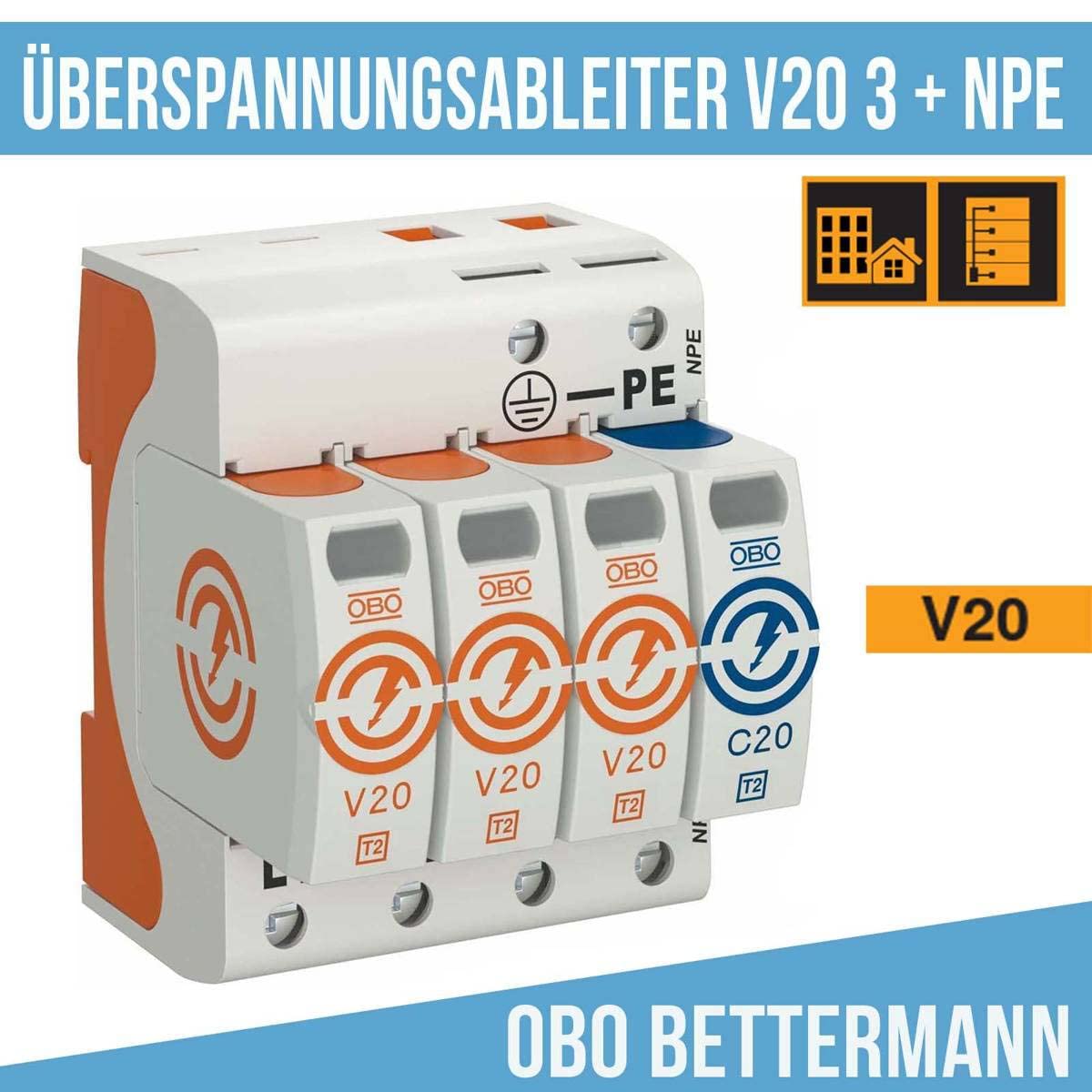 OBO Bettermann SurgeController V20 V20-3+NPE-280 dreipolig mit NPE  
