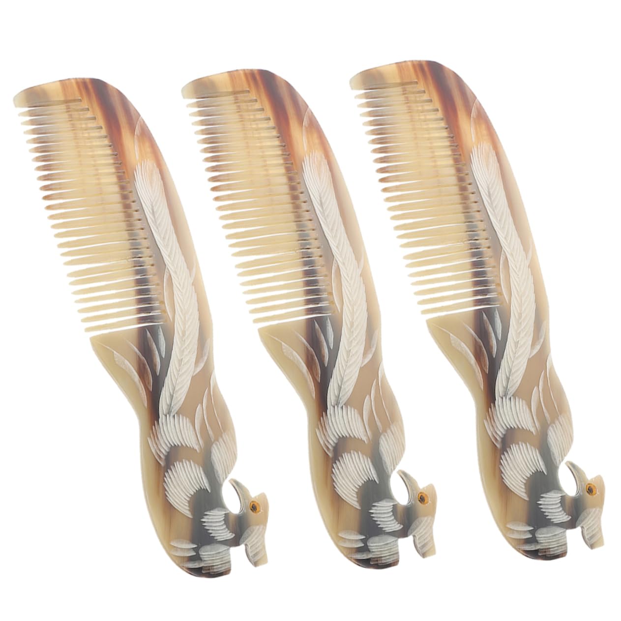 FOMIYES Juego De 3 Peines Voluminizadores Para Levantar Las Raíces Del Cabello De Anchos Para Mujeres Y Hombres Peines Portátiles Para El Cuero Cabelludo 3 Unidades