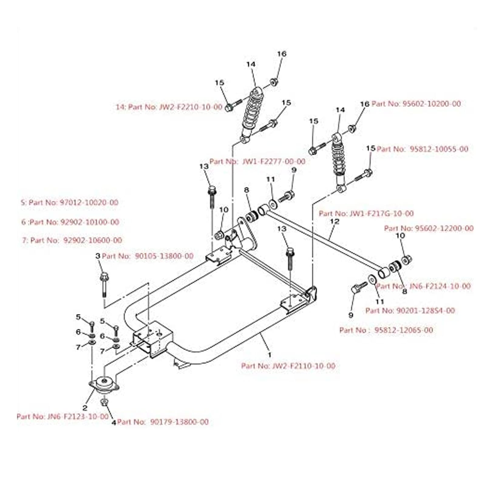 Gruppo Ammortizzatore Posteriore per Auto Club, Metallo, Costruzione Resistente, Esperienza di Guida, Sostituzione per G29 Drive Gas Electric