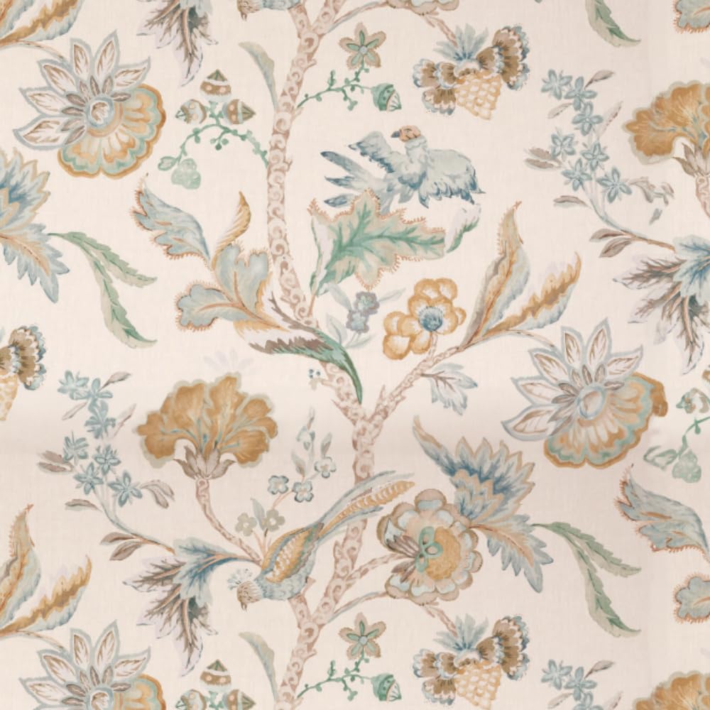 PROLEMIX Vintage Damask Wallpaper, Self-Adhesive Vinyl,Beige Floral, 44 x 300 cm, Waterproof, Peel and Stick, for Bedroom and Bathroom