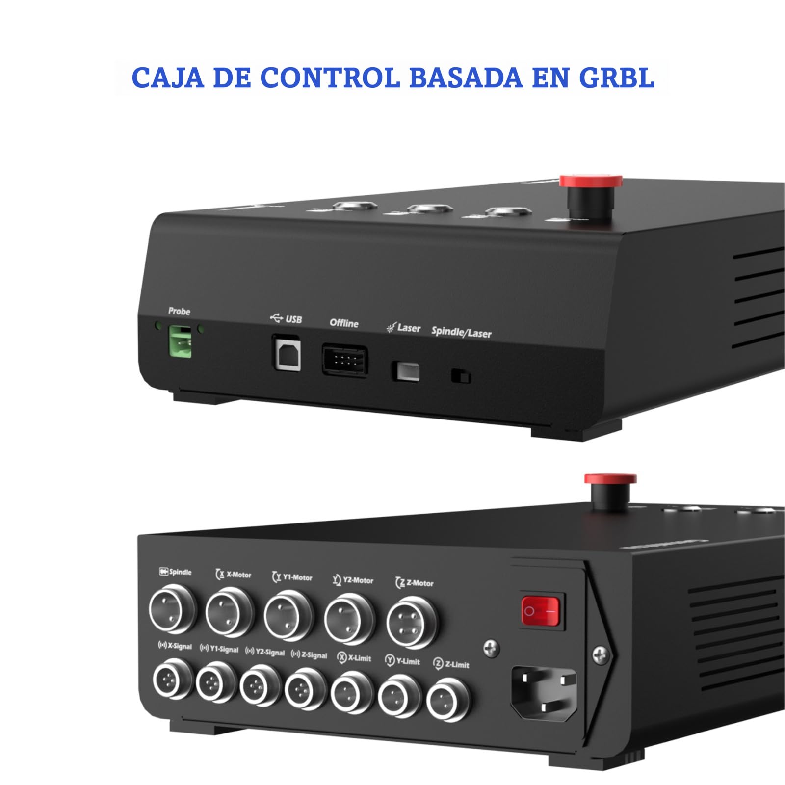SainSmart Upgrade CNC Fresadora con Motor de Bucle Cerrado y Eje de Bola PROVerXL 4030 V2, Grabadora de 3 Ejes para Madera, Metal, Acrílico, PCB, MDF, Área de Trabajo 400 x 300 x 110 mm