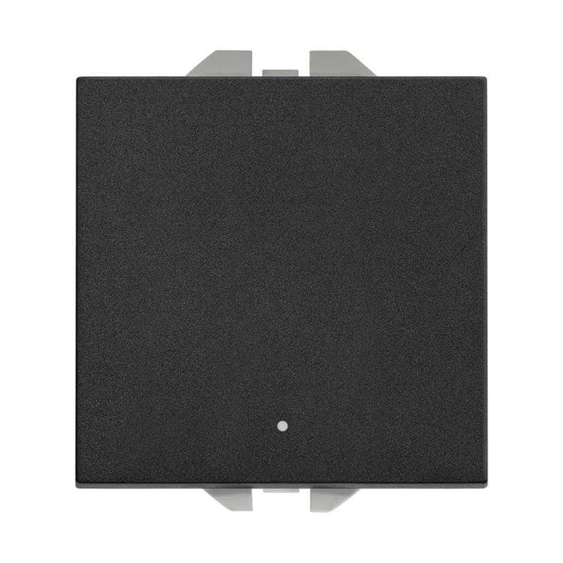 Commutateur lumineux 10 AX noir mat d'architecte Simon 270 haute durabilité 20000204-098