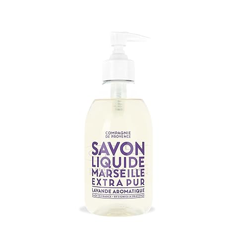 Compagnie de Provence Savon Marsella Extra Pure - Lavanda aromática - Paquete económico de 3 barras de 3.4 onzas - Fabricado en Francia Compagnie de Provence Savon Marsella Extra Pure - Lavanda aromática - Paquete económico de 3 barras de 3.4 onzas - Fabricado en Francia