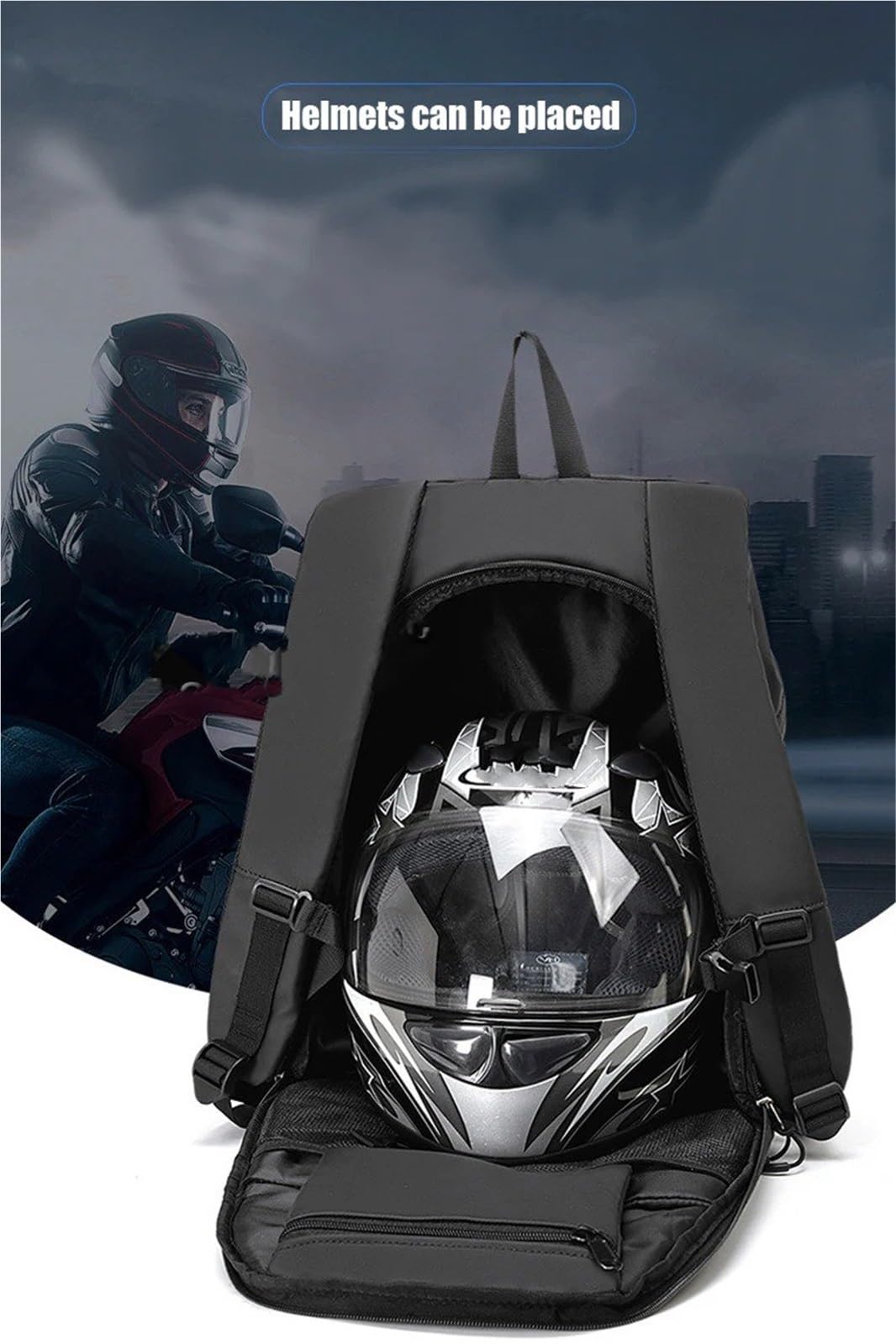 Motorradtasche Für T-Max 500 Für TMAX 500 560 Für TMax 530 Knight Rucksack Motorradhelmtasche Reiseausrüstung Wasserdicht Und Große Kapazität Motorrad Gepäckträgertaschen(Pink)
