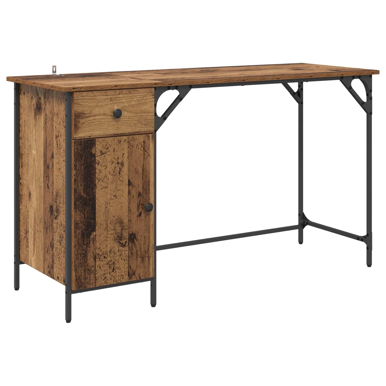 Scrivania per computer Legno Vecchio 131 x 48 x 75 cm Legno