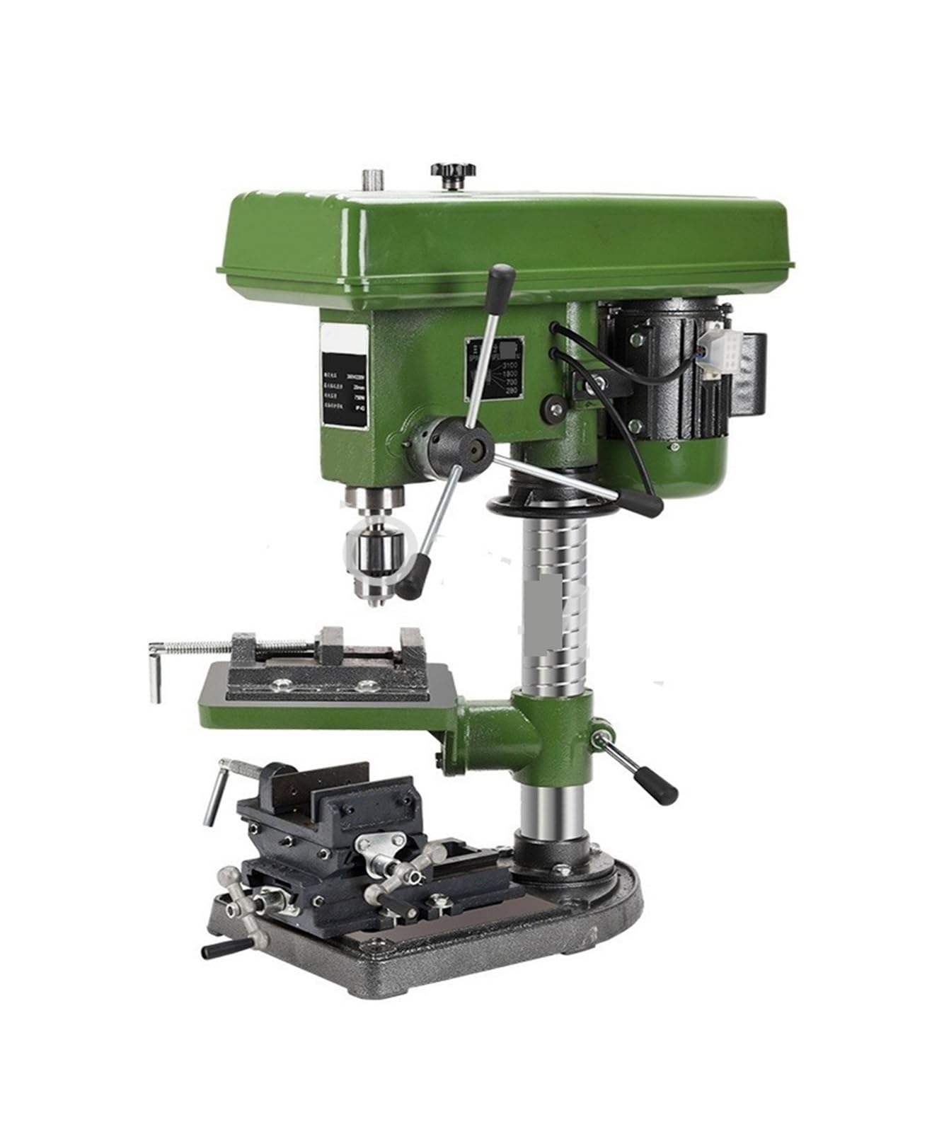 Maschiatrice Manuale 550W/750W 220V/380V Foratura Maschiatura Fresatrice Pesante Ad Alta Potenza Trapano Trapano Elettrico da banco Rame Puro(Z4120 380V)