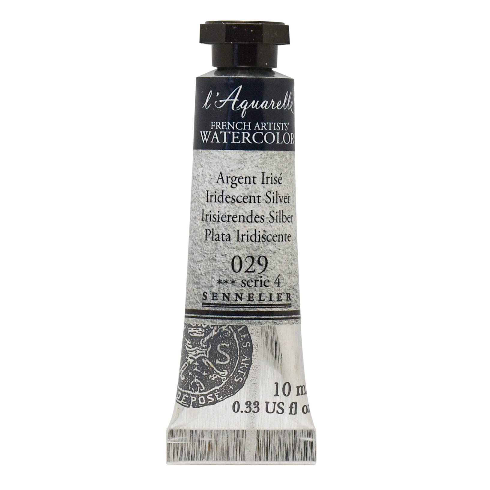 Sennelier Iridescent Silver : Watercolour Paint : 10Ml :
