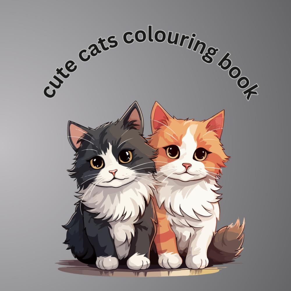 Funny Cat Antics Coloring Book for Kids: Cute, Silly & Playful Cats for Relaxing Fun