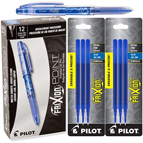 Bolígrafos Pilot Frixion Point tinta azul pack 12