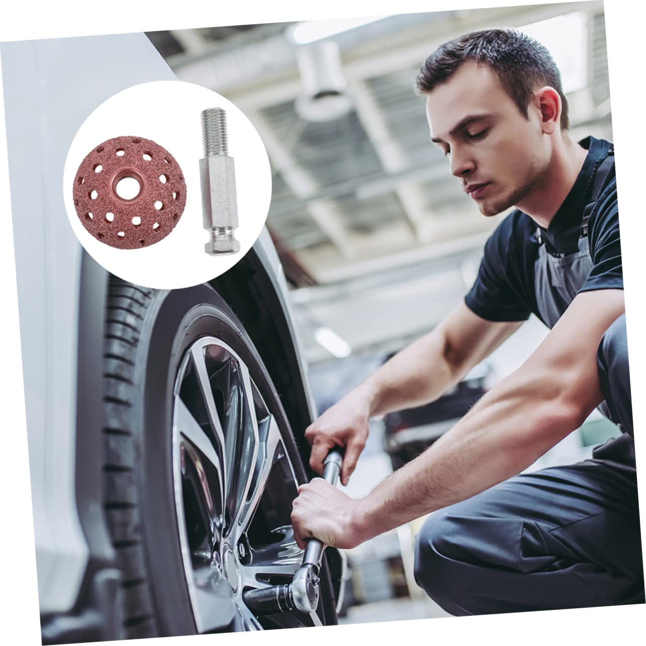 GLEAVI Reifen-Schleifkopf - Wolframstahl Pufferrad Für Reifenreparatur