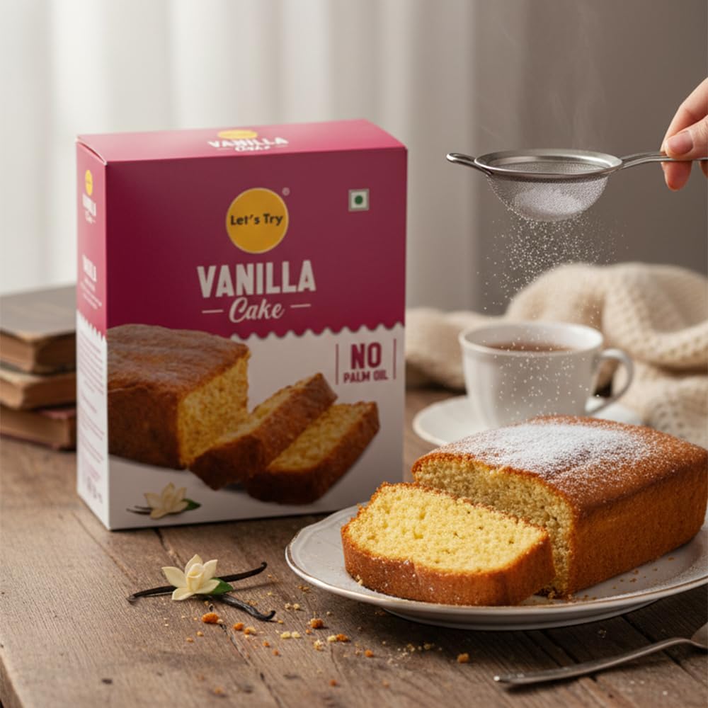 Let's Try Vanilla Cake | 0% Maida 150g-picture-26