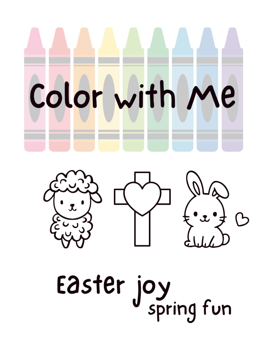 Easter Coloring Book for Kids: Color With Me Spring Edition with Matching Twin Pages for Siblings, Toddlers & Preschoolers Ages 3–8: A Fun Easter & ... Books with Twin Pages to Color Together)